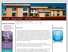 Tablet Screenshot of maisonenbois.org